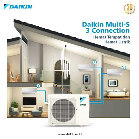 Máy lạnh Daikin Multi S MKC50RVMV 2hp inverter (MKC50RVMV-CTKC25RVMV+CTKC25RVMV)